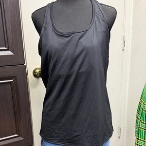 Women’s Black Racerback tennis  Tank Top